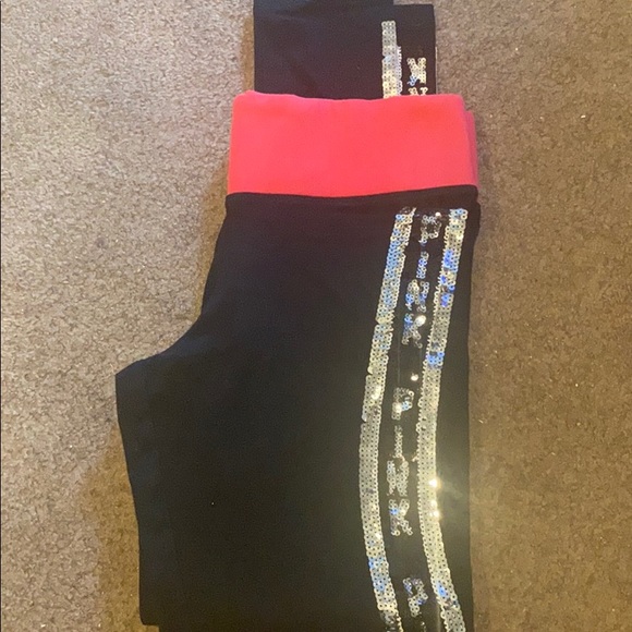 PINK bling leggings - Picture 3 of 3
